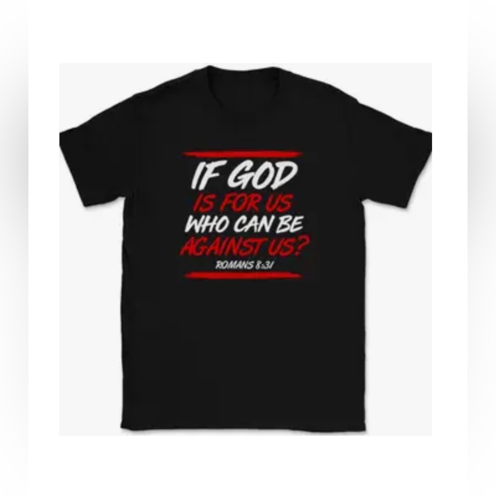 Letter print short sleeved unisex t-shirt